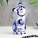 Souvenir "Cat with a cat", 2 pcs, gzhel