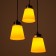 Economic light "Adelaide" 3x40W E27 Black/White 32x32x90 (20) cm