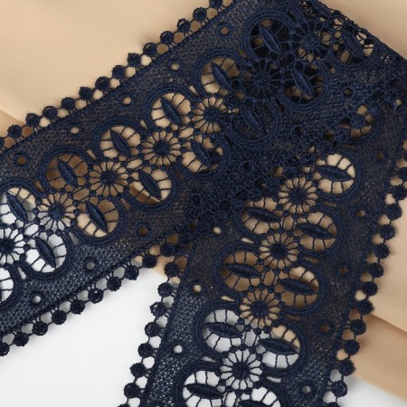 Hypure lace, 83 mm × 11 ± 1 m, dark blue color-1