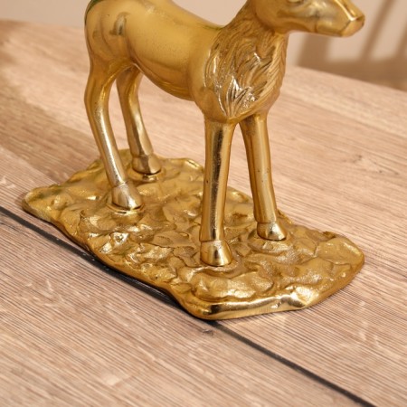 Summary for 4 candles "Deer" aluminum 18x20x35 cm-7