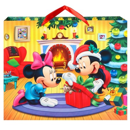 New Year. Gift package "Happy New Year!" 49x40x11 cm, Mickey Mouse-4