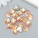 Decor for creativity Plastic "Scales Gold - Heart" 1.2x1.2 cm