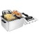 Fritten KitFort KT-2025, 3270 W, bowl 10 l, basket 4.7/2 l, black
