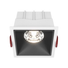 The built-in lamp Technical DL043-01-15W4K-D-SQ-WB, LED, 15 W, 85x85x63 mm, 1150 lm, 4000k, white-black