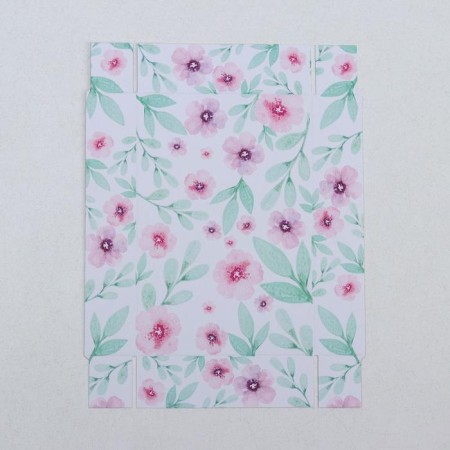 Confectionery packaging, Makarun box with PVC lid, “Spring Gift”, 17 x 12 x 3.5 cm-3