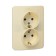 Double Luazon Lighting "Orion", 16 a, hidden, with salary, beige
