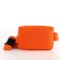 Bag for the belt Classik, 17*6*10, lightning departure, lining 10cm sling, orange