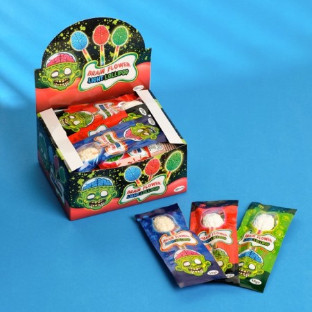 Lollice "Brains" on a luminous stick, 10 g-1