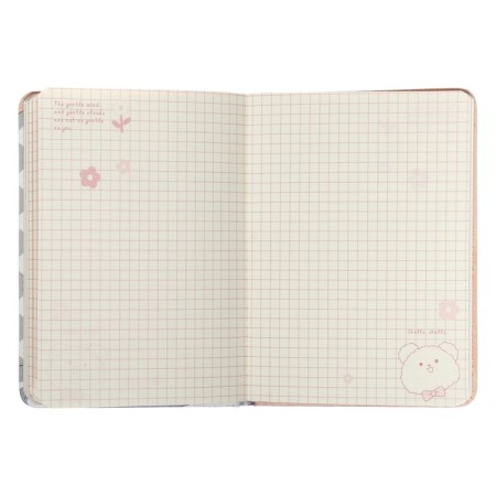 Gift notebook, A6, 132 sheets, color block, with a stream on a magnet, PVC cover, "anime", mix-6