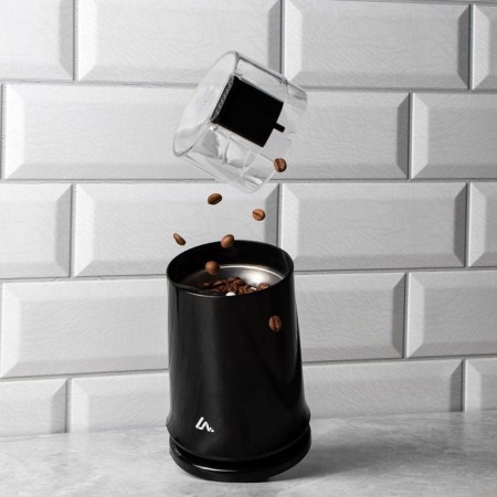 Electric coffee grinder Luazon LCG-02, 120 W, 80 g, black