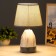 Adeli table lamp E14 40W white-gray 21x21x34 cm Risalux