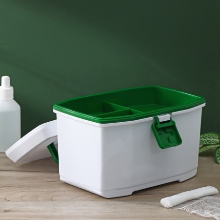 A first -aid kit with a removable compartment, 21 × 15 × 13.3 cm, color mix-3