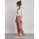 Warmed female trousers, size 50, color light brown