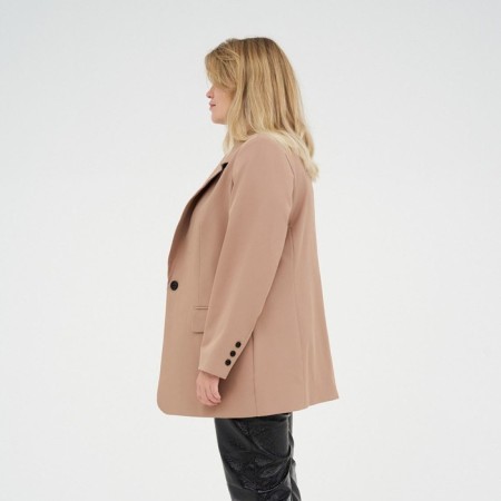 Women's jacket Mist Plus-Size, r.52, beige-1