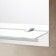 Vintage mirror, with sandblasting graphics, wall, with a shelf, 49 × 68 cm
