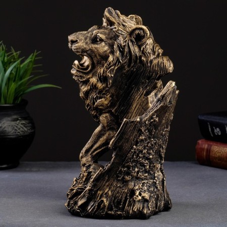 Stand for the bottle "Leo" bronze, 14x19x24cm-6