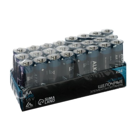 Alkalin battery (alkaline) Luazon, AA, LR6, set 24 pcs-1