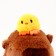 Soft toy "Capybara with a duck", on a key fob, 13 cm