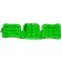 Reusable salt heating pad "collar", color mix