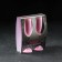 A set of glasses for champagne "Dawn Rock", 170 ml, 2 pcs, pink color
