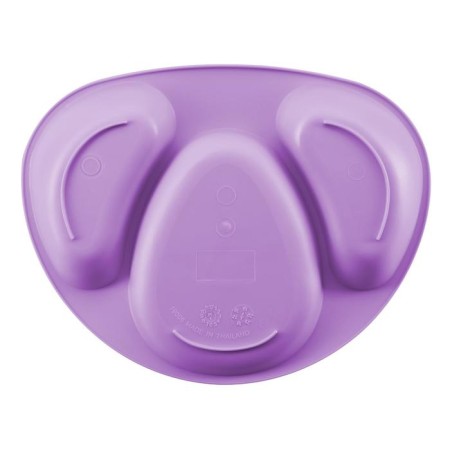 Baby "Bunny" plate, three -section-1