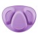 Baby "Bunny" plate, three -section