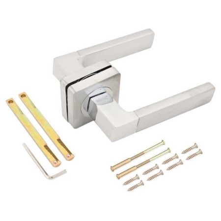 Renz DH 51-02 SC/CP handle set Milan, matte chrome/chrome shiny-1
