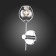 Wall lamp ST LUCE. SL1500.101.01. Fovia. 1x40 W, E14, 12x37 cm, color chromium