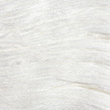 BLANC muline threads, 8 ± 1 m, 6 pcs, white color