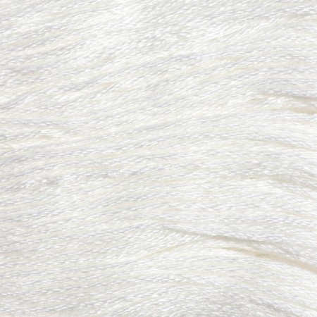 BLANC muline threads, 8 ± 1 m, 6 pcs, white color