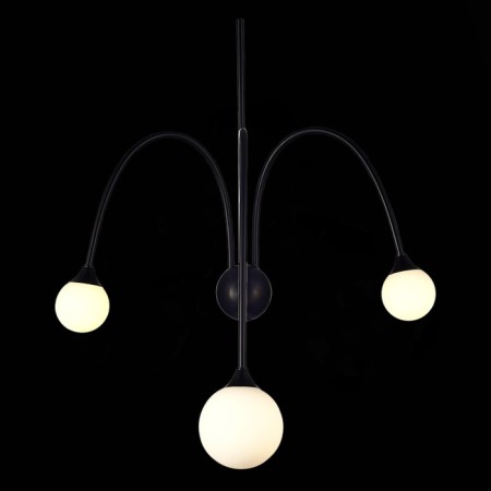 Sconces st. SL1187.401.03. Vive. 3x5 watts, G9, 4000k, 58x73.5 cm, black color-3