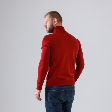 Male jumper SL, 50, burgundy-2