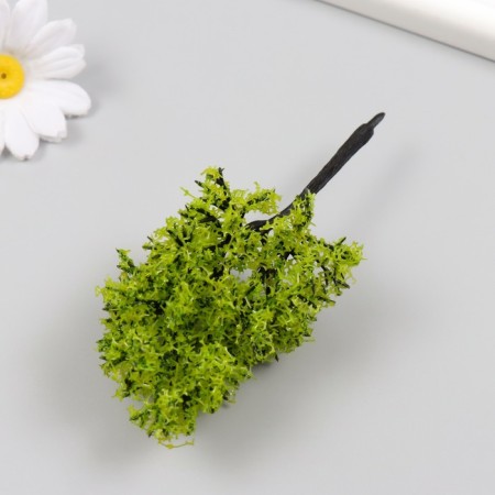 Artificial plant for creativity plastic "Platan" 12 cm-2