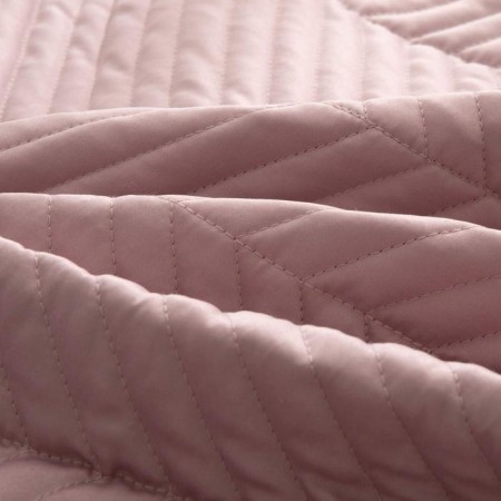 A set with a bedspread "Adonis", size 230x250 cm, 50x70 cm - 2 pcs, color ash rose-7