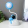 Board lamp "Cosmonaut on the Moon" LED 3W USB AKB White-blue 11.5x7.5x28 cm