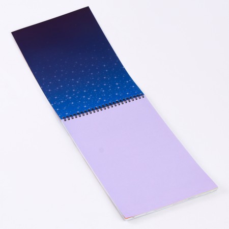 Creative Notepad "Lunar Lantern" Genshin "with stickers and translated tattoos, A4-2