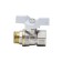 Ball the ball Aquasfera Standard 1104-01, 1/2 ", PN 40, internal/external, butterfly, nickel