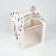 Folding box for the cake "Easter rabbit", 15 × 15 × 18 cm