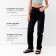 Pants women's jeans minku Selvedge Denim Black color, pr 48