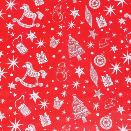 Paper packing glossy bilateral "Nutcracker", 70 x 100 cm-4
