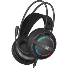 Headphones Defender DEXTER, game, full -size, microphone, USB, backlight, black