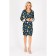 Female dress, size 44, blue, green color
