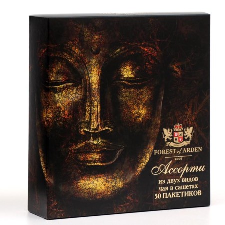 Black tea "Arden forest" with blackcurrant and mountain crystal, mix, 100 g-6