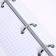 Notebook on rings, 160 sheets in the “Magic Fox” cage, solid cover, glossy lamination, with a change of block
