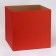 Box for balloons, red, 60 x 60 x 60 cm