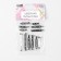 Assorted basics for brooches, 45 /40 /32 /30 /25 /20 mm, 12 pcs, silver color