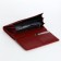 Women's wallet on magnets, burgundy color