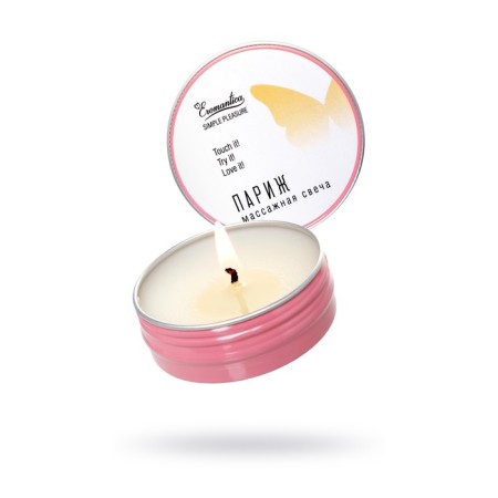 Eromantica Massage Candle "Romantic Paris", volume of 30 ml