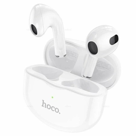 Hoco EW35 TWS headphones, wireless, inserts, BT5.3, 30/250 mAh, microphone, white-1