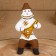 Souvenir "Man with a balalaika", 6 × 7 × 12 cm, Kargopol toy